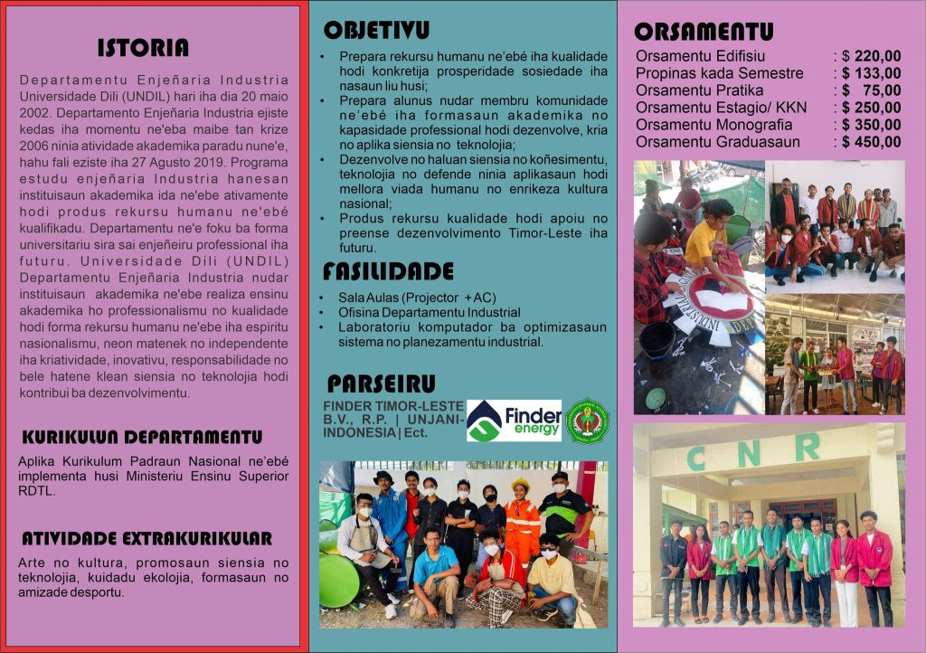 Departamentu teknika industrial info