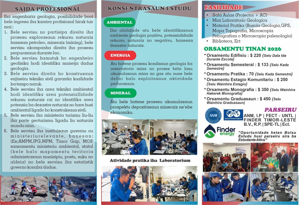 inf departamentu geologia